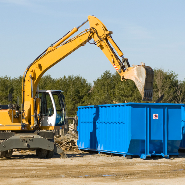 are there any restrictions on where a residential dumpster can be placed in Valley OH